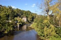 The river Sarthe at Saint-Ceneri-le-Gerei