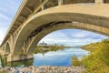 River through Saskatoon Royalty Free Stock Photo