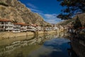 River scene of old traditional Ottoman houses in Amasya, Turkey Amasya is a city in northern Turkey and is the capital of Amasya
