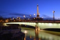 The river Seine during the flood