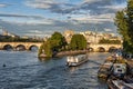 The river Seine and the Ile de la Cite in Paris.