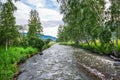 A River Sema. Altai Republic, Russia