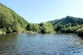 the river Semois, Belgian Ardennes Royalty Free Stock Photo