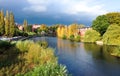 River Severn in Shrewsbury, England Royalty Free Stock Photo