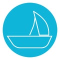 River ship, icon