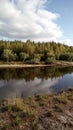 River Agan in Sibiria Rassia Royalty Free Stock Photo