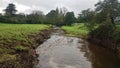 River Sid , Sidmouth Cycle Route Devon , Royalty Free Stock Photo