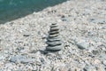 River side stack stone Royalty Free Stock Photo