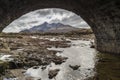 River Sligachan and bridge on the Isle of Skye. Royalty Free Stock Photo