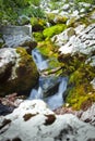 SoÃÂa River in Slovenija Royalty Free Stock Photo