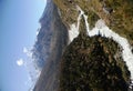 River and snowy peak mountains