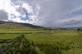 The River South Esk winding its way along the Valley Floor of Glen Clova in the Angus Glens Royalty Free Stock Photo