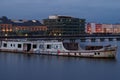 The river spree in berlin treptow Royalty Free Stock Photo