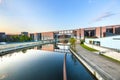 River Spree and office building of the German Parliament in Berlin Royalty Free Stock Photo