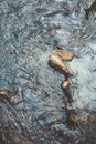 River and stone. abstract background Royalty Free Stock Photo