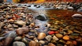 Autumn Stream Technicolor Dreamscapes Of Rocks And Wood