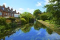 River Stour in Canterbury, UK Royalty Free Stock Photo