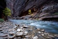 River stream in the canyon Royalty Free Stock Photo