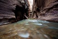 River stream inside the canyon