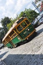 River Street streetcar in Savannah