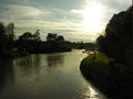 River Suir sunset. Royalty Free Stock Photo