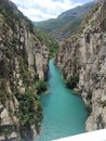 river in the Sulak canyon in Dagestan