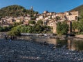 River Swimming in the Village of Roquebrun France