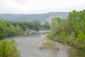 The River Tanaro near Farigliano Royalty Free Stock Photo