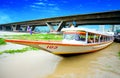 River taxi picking up passengers
