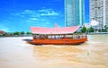 River taxi transporting passengers