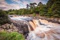 River Tees cascades over Low Force