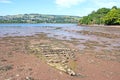 River Teign, Devon at low tide Royalty Free Stock Photo