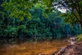 River Tembeling in Taman Negara, Malaysia. Royalty Free Stock Photo