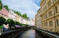 The River Tepla, Karlovy-Vary