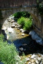 The River Tet runs by the pretty walled town of Villfranche de Conflent