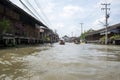 On boat - river in Thailand - Amphawa Floating Market