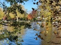 River Thames autumn flow Royalty Free Stock Photo