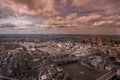 River Thames and central London,England facing Royalty Free Stock Photo