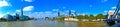 River Thames London Landscape panoramic view