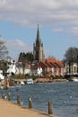 The River Thames at Marlow in England