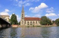 The River Thames at Marlow in England Royalty Free Stock Photo