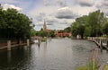 The River Thames at Marlow in England Royalty Free Stock Photo