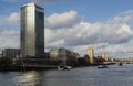 River Thames at Millbank, London Royalty Free Stock Photo