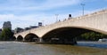 River Thames, Waterloo bridge Royalty Free Stock Photo