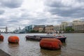 River themes, London Bridge in the distance.