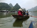 River to Perfume Pagoda in Hanoi, Vietnam, Asia Royalty Free Stock Photo