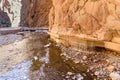 River in Todgha Gorge. Morocco Royalty Free Stock Photo