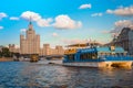 River tourism on the Moscow river