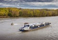 River transport on the Danube Royalty Free Stock Photo