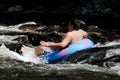 River Tubing Royalty Free Stock Photo